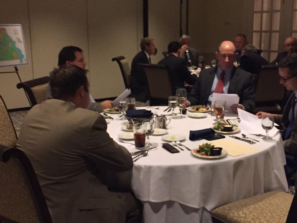 Lawmakers and Lobbyists Dine